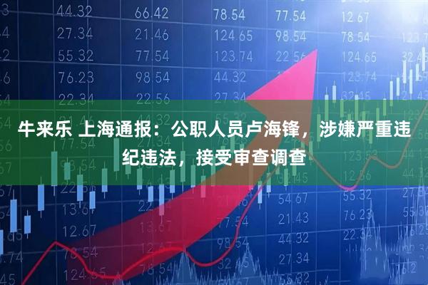 牛来乐 上海通报：公职人员卢海锋，涉嫌严重违纪违法，接受审查调查